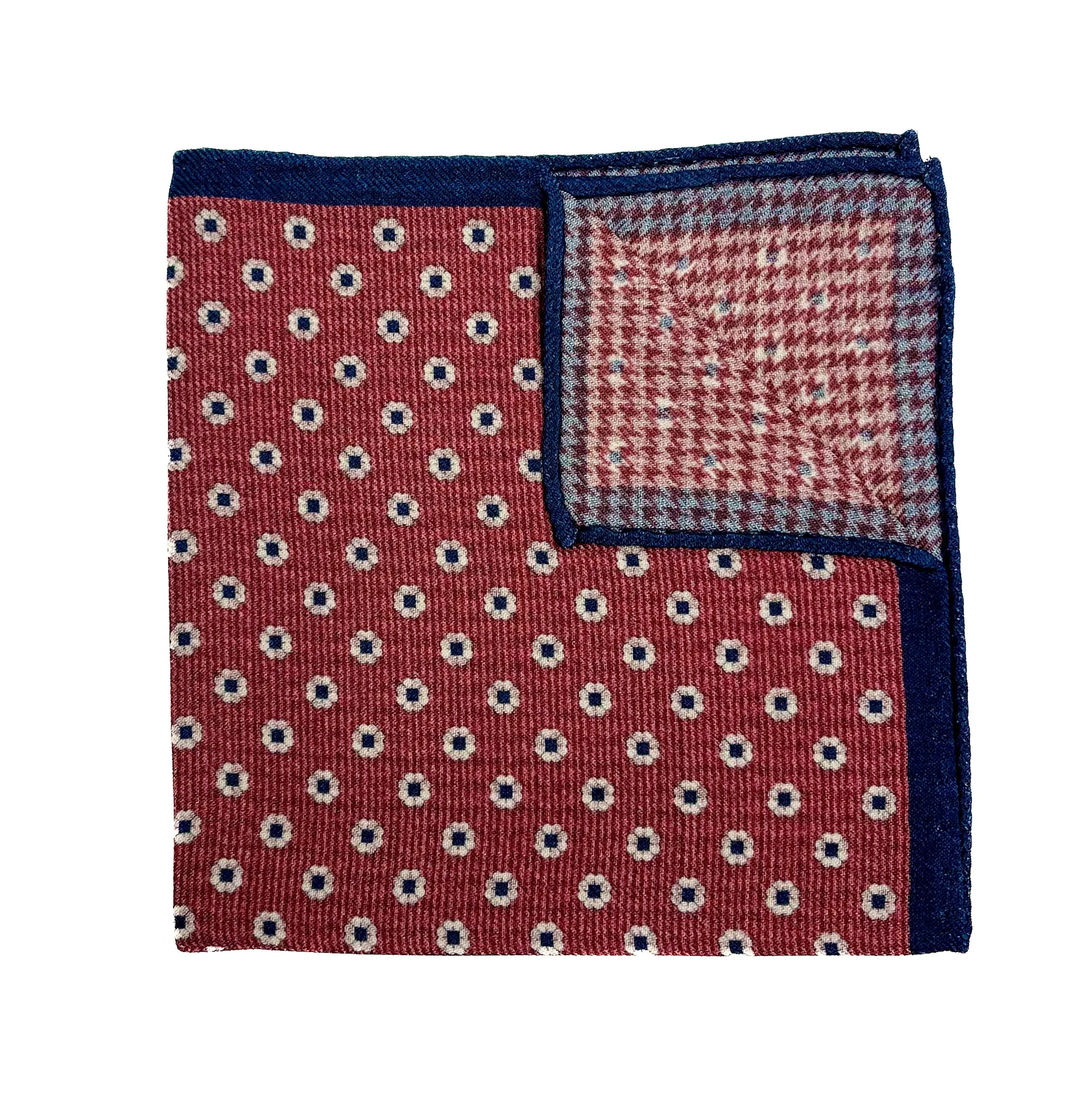 Liam John Houndstooth Pocket Square