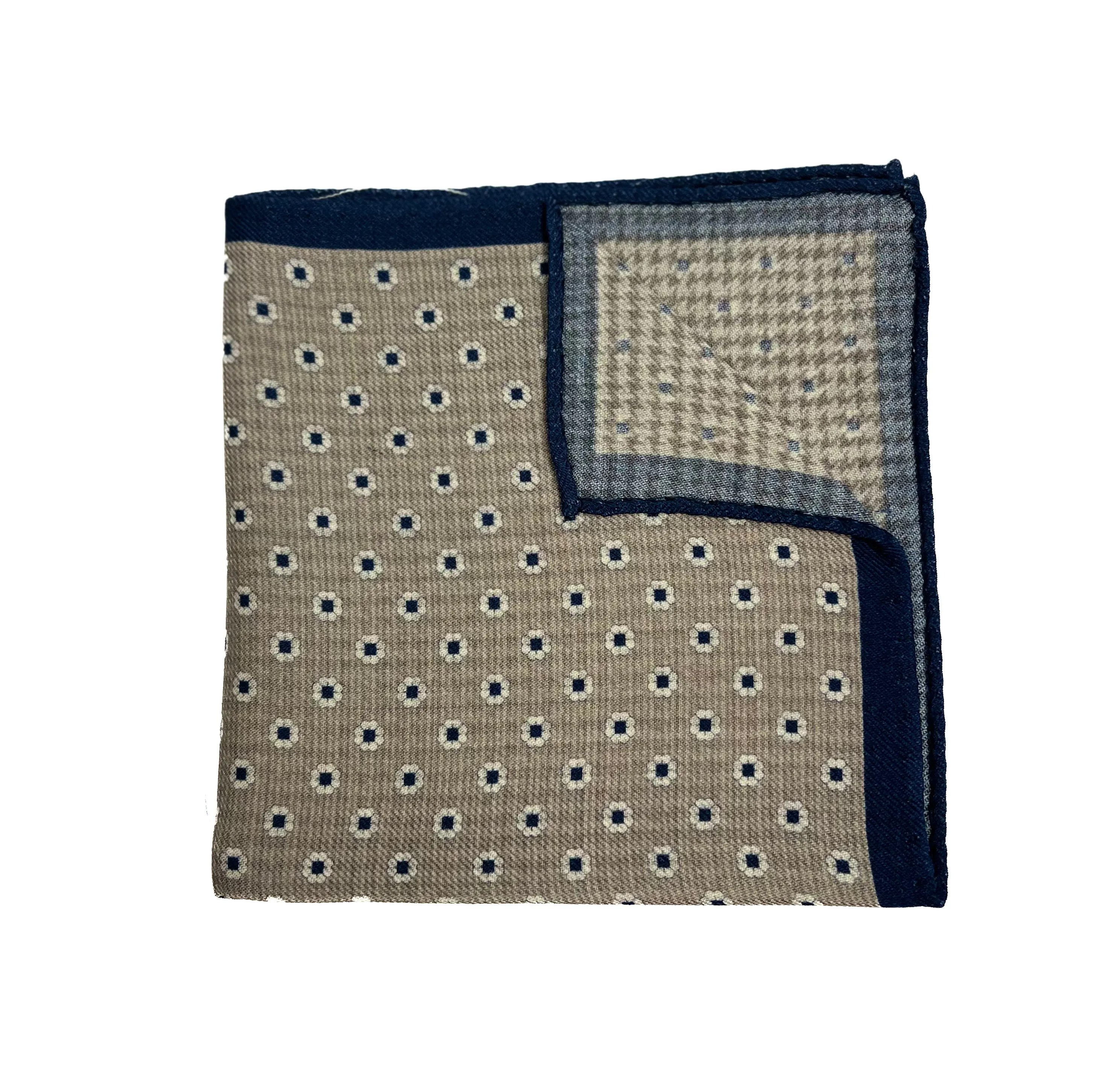 Liam John Houndstooth Pocket Square