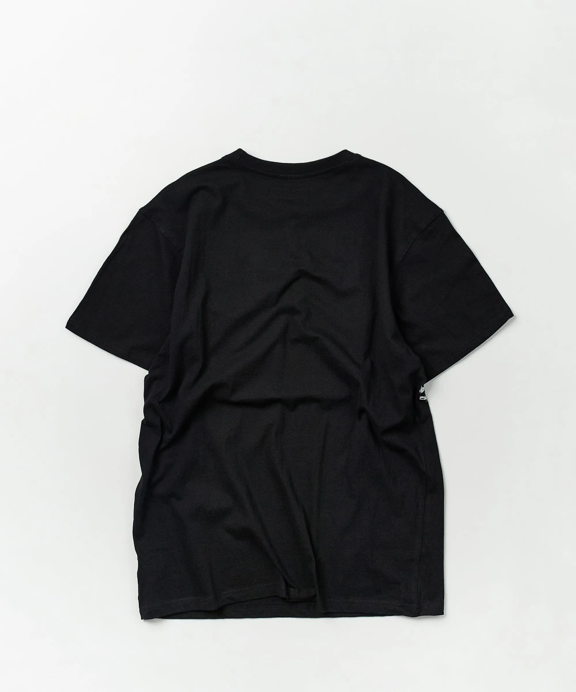 Luca Short Sleeve Graphic Print Tee - Black