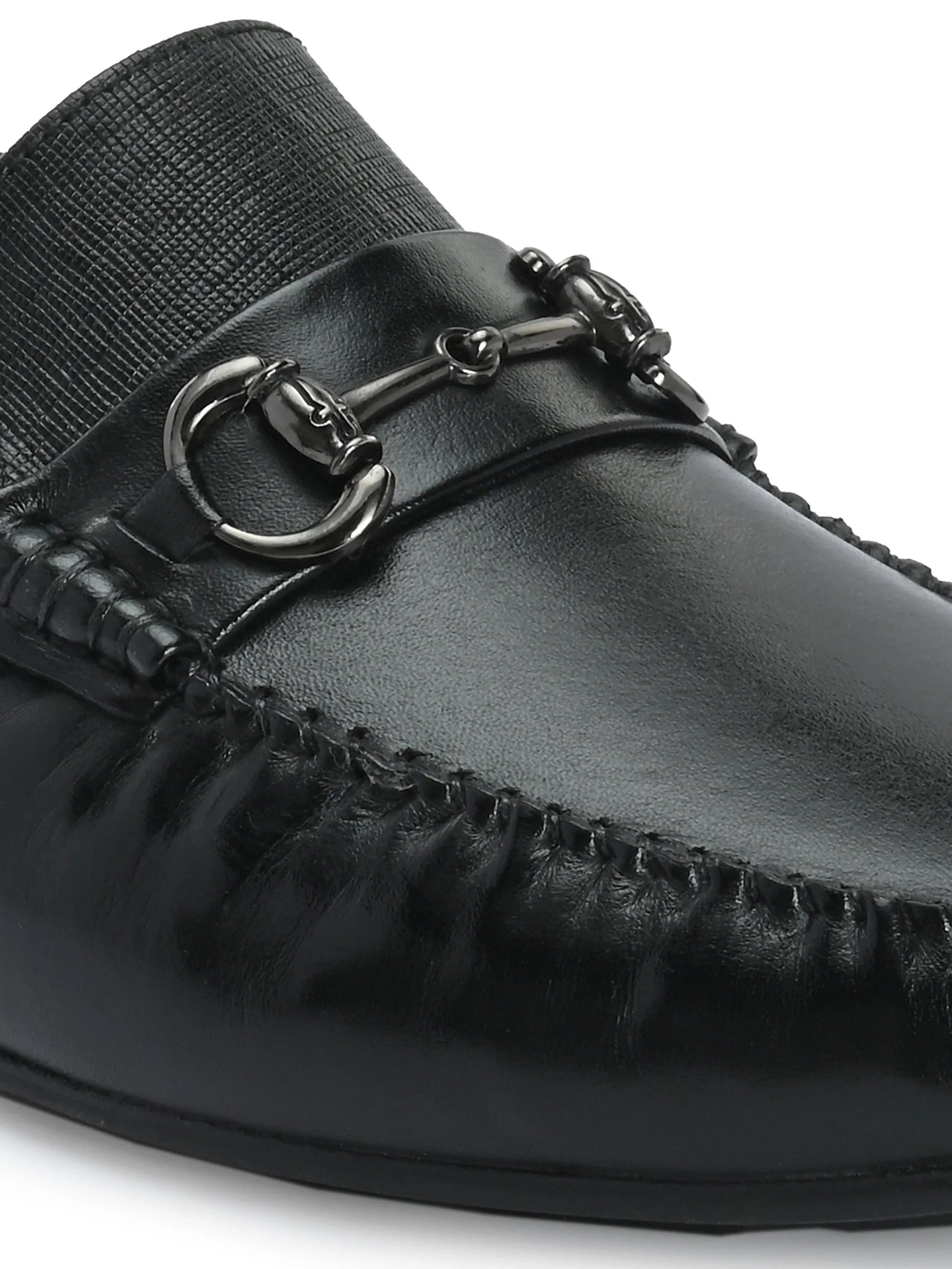 Luciano Black Driving Loafers