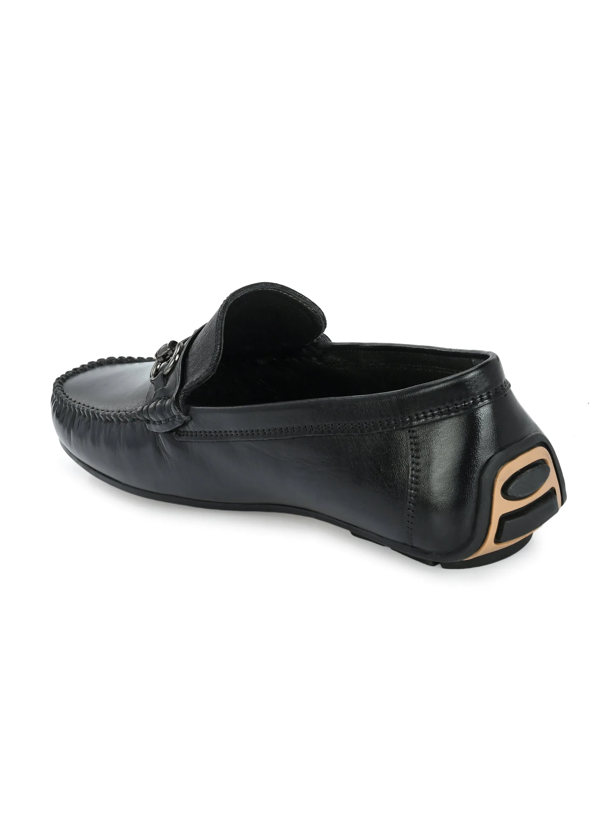 Luciano Black Driving Loafers