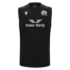 Macron Men's Scotland Rugby Training Vest 23 / 24 - Black