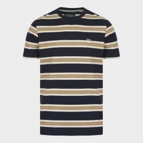 Men`s Navy Striped T-Shirt