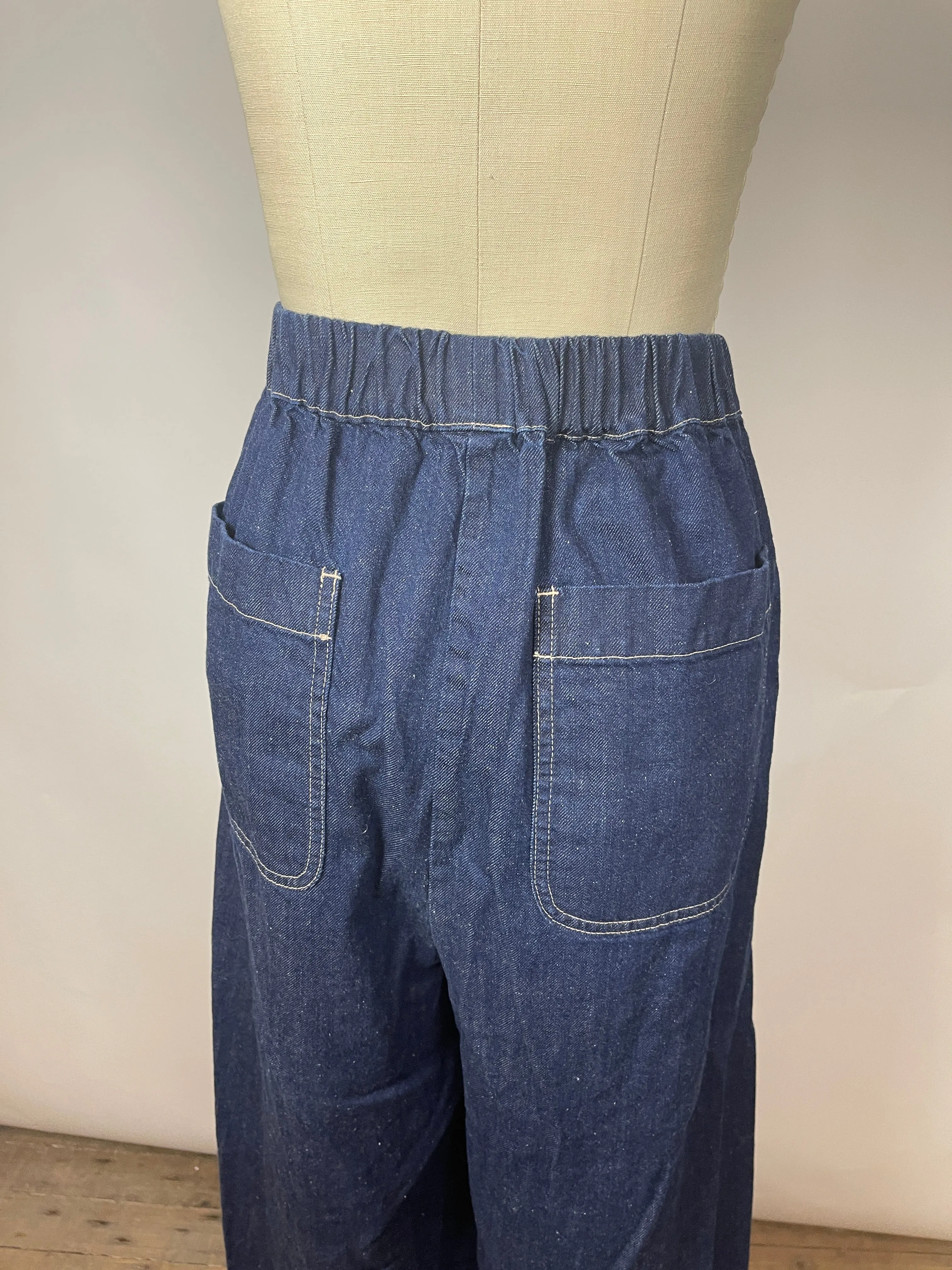 Micaela Greg Dark Indigo Barrel Pant (XL)