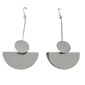 Milano drop earrings Silver