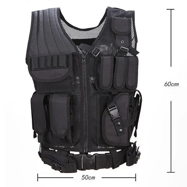 Military Fan Equipped CS Function Multi-pocket Vest