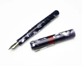 Model 40 Panther Fountain Pen - Smoke & Maroon