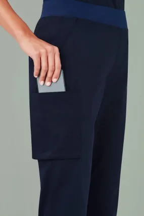 NDC Biz Care Riley Womens Straight Leg Scrub Pant Midnight Navy NDC-CSP047LLMIDN