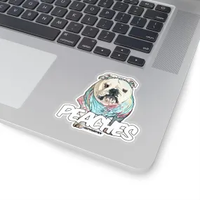 Peaches Tie Dye Kiss-Cut Stickers