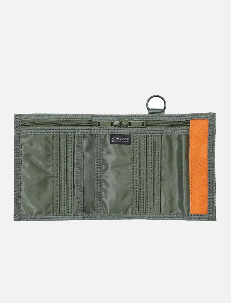 Porter-Yoshida and Co Tanker Wallet 1 Sage Green