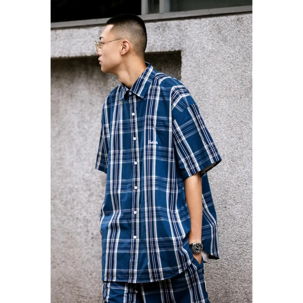 PUBLISH GRID SHIRT-PLAIDNAVY YEL