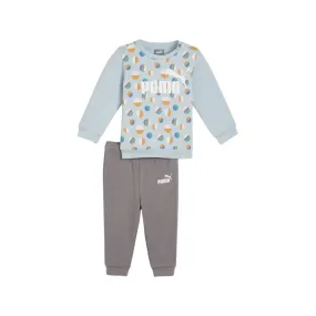 Puma sports tracksuit with crew neck sweatshirt for children 679280-22 ESS 679280-22 turquoise-grey