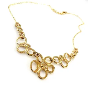 "Linked Together" Necklace (Gold Tone)