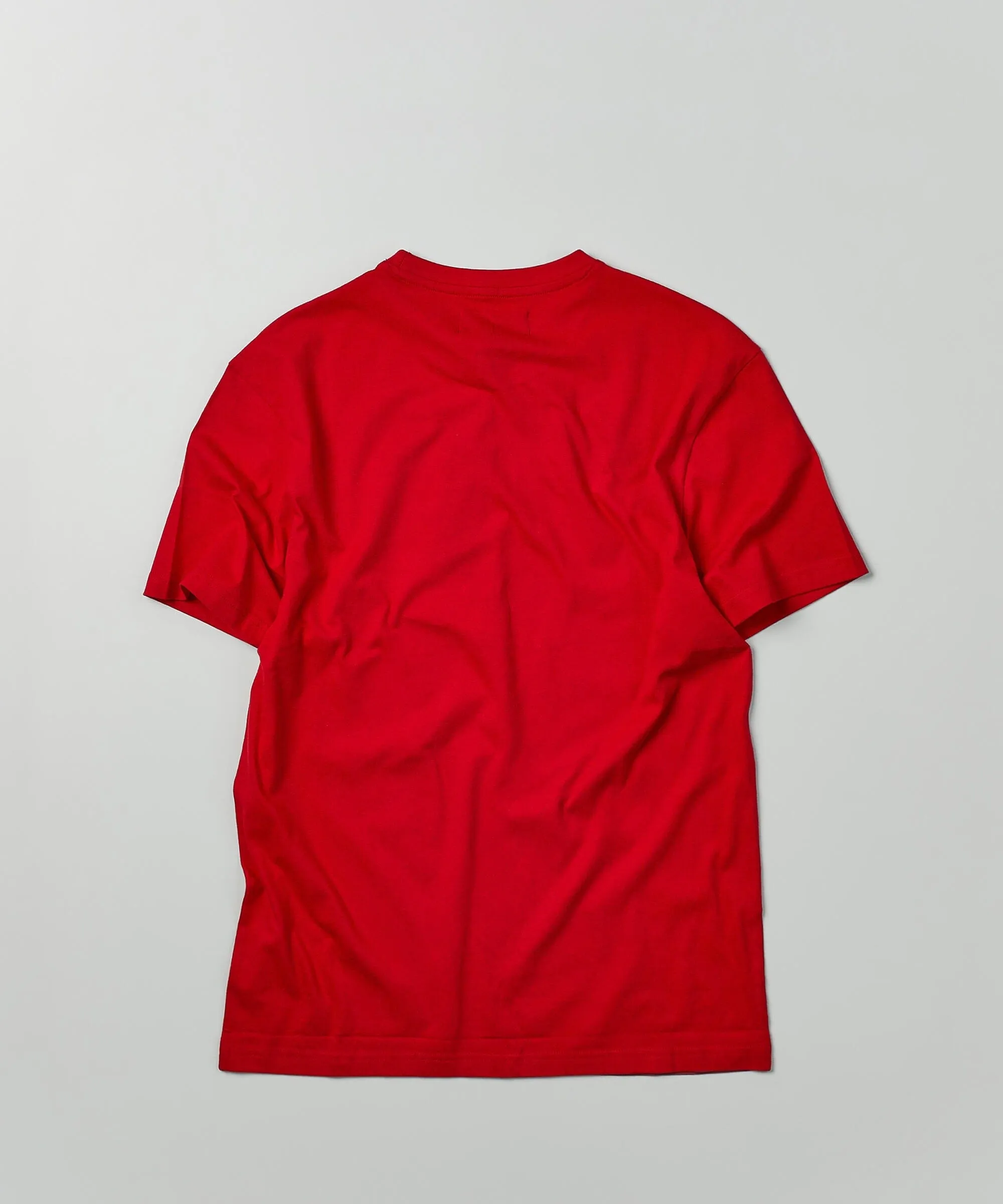 Real Eyes Hologram Print Short Sleeve Tee - Red