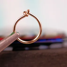 Rose Gold Nose Hoop