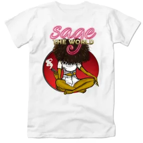 Sage the World TShirt - red