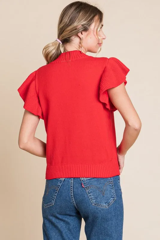 'Seeing Red' Top