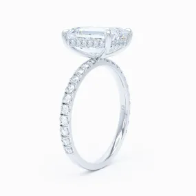 Silhouette - Emerald Cut Engagement Ring