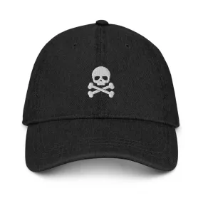 Skull & Crossbones Denim Hat