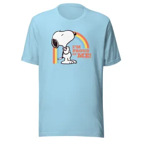 Snoopy I'm Proud of Me Adult T-Shirt