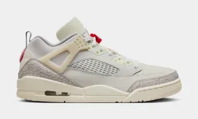 Spizike Low Mens Basketball Shoes (Sail/University Red/Coconut Milk)