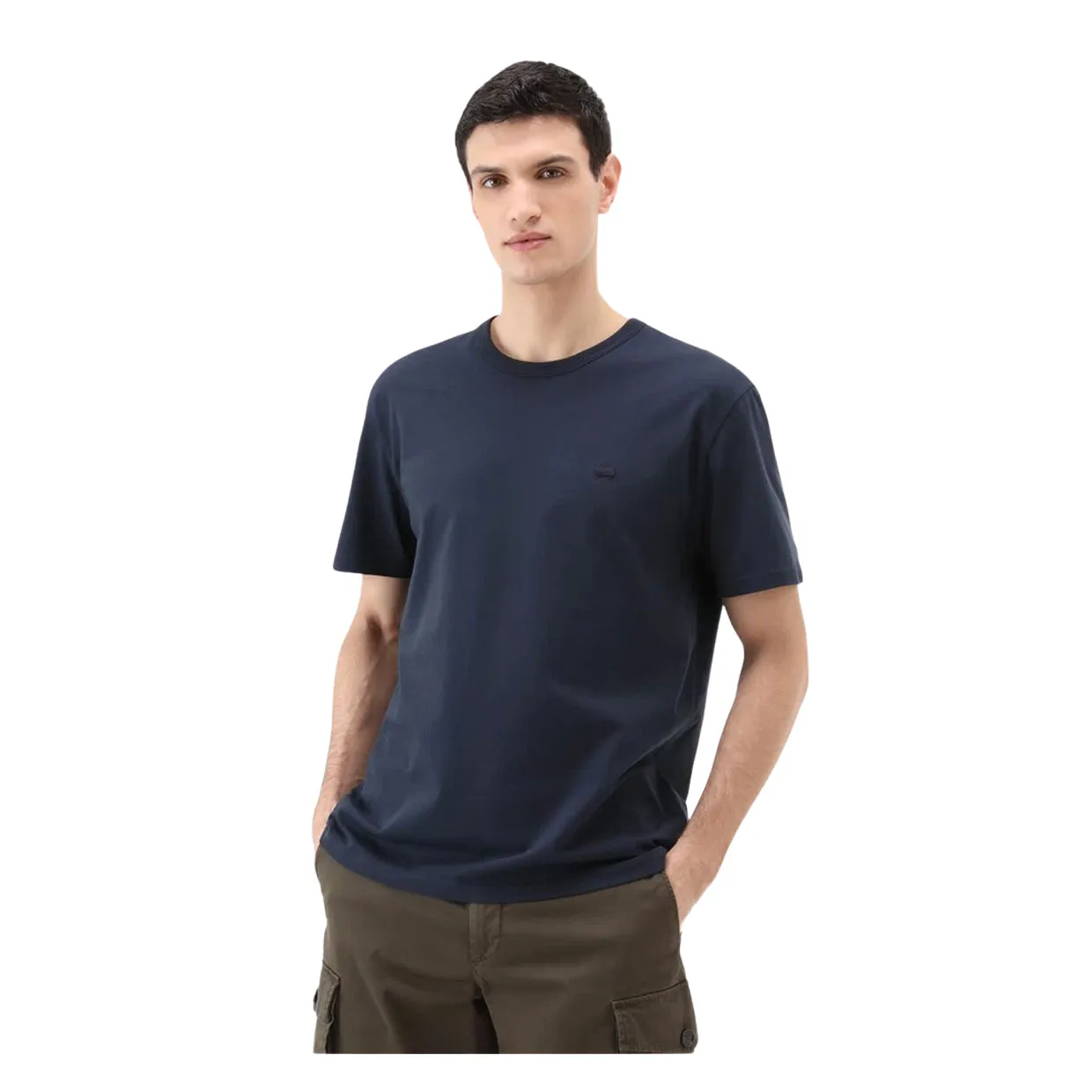 T-shirt Uomo Woolrich Sheep Blu