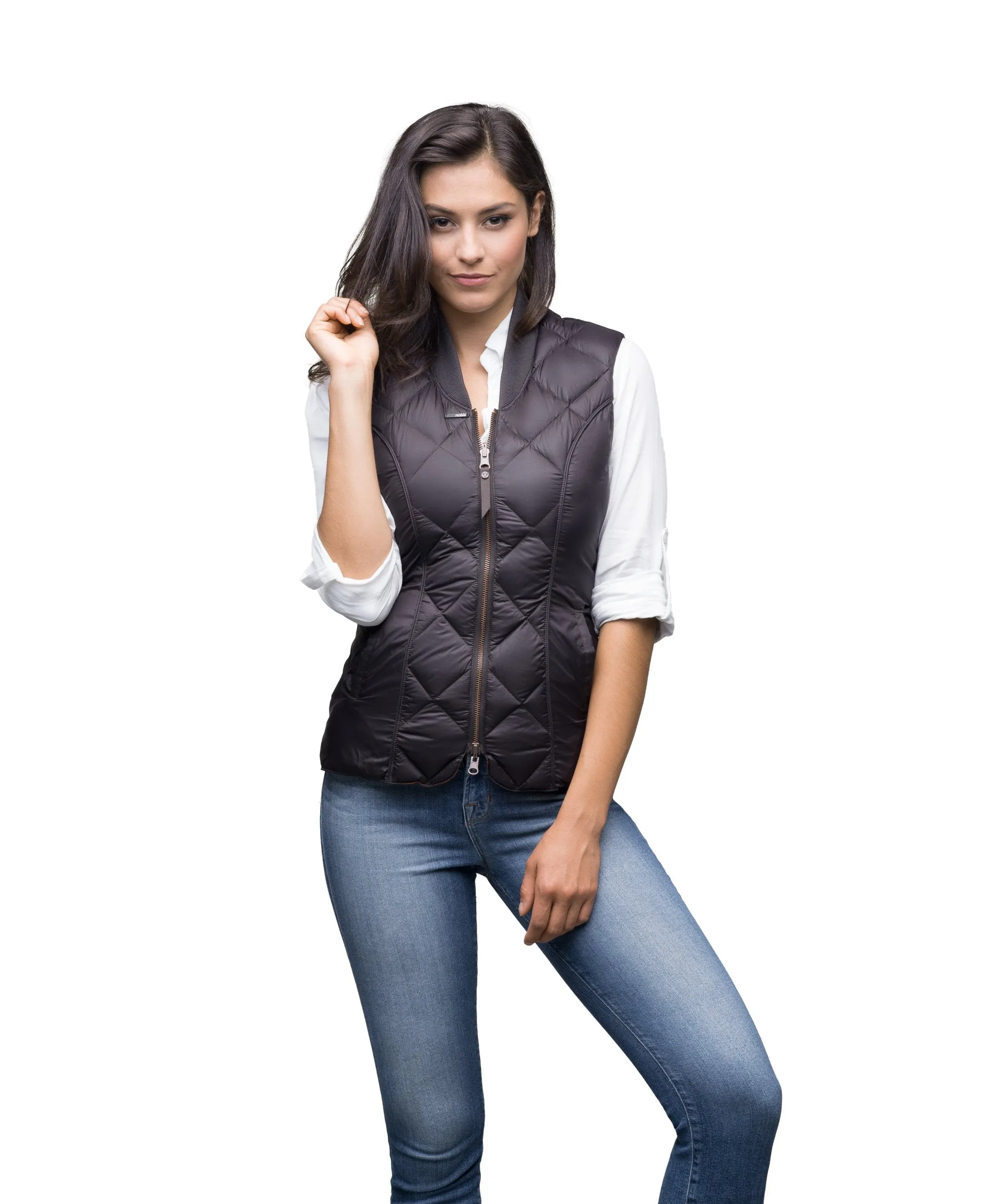 Talia Women's Reversible Quilted Vest