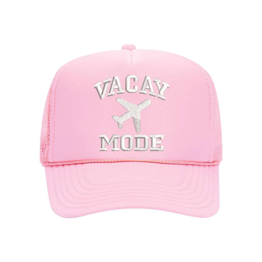 Vacay Mode Solid Foam Trucker Hat