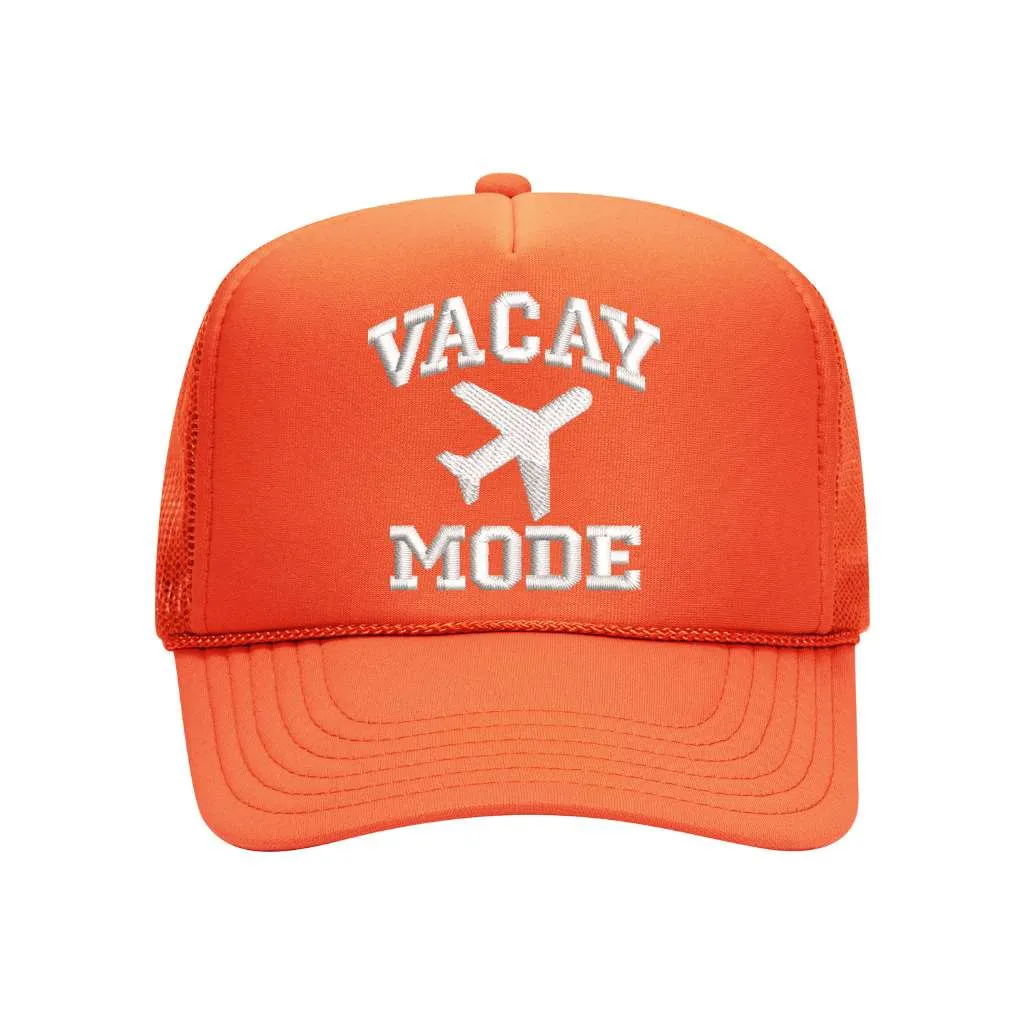 Vacay Mode Solid Foam Trucker Hat