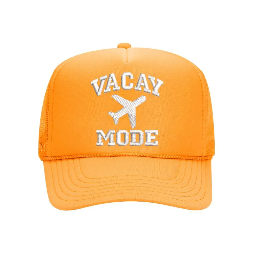 Vacay Mode Solid Foam Trucker Hat