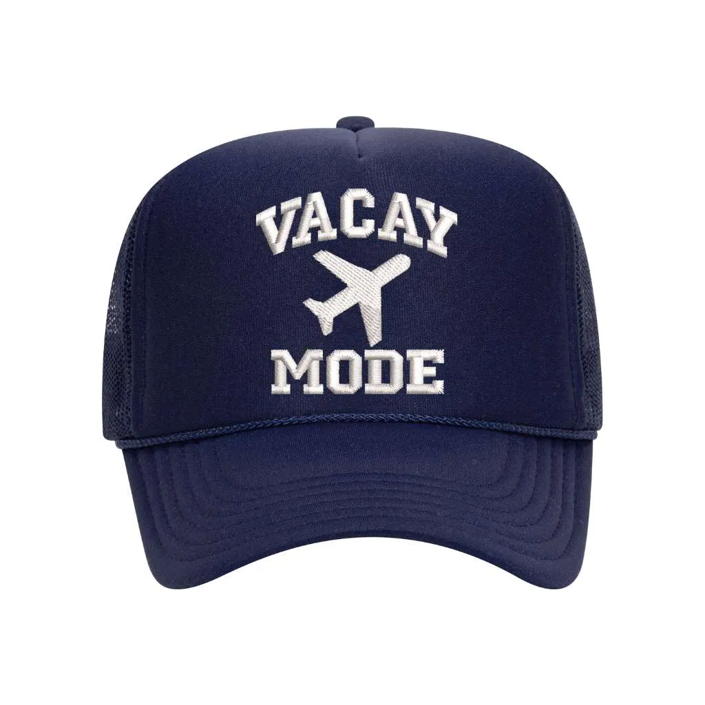 Vacay Mode Solid Foam Trucker Hat