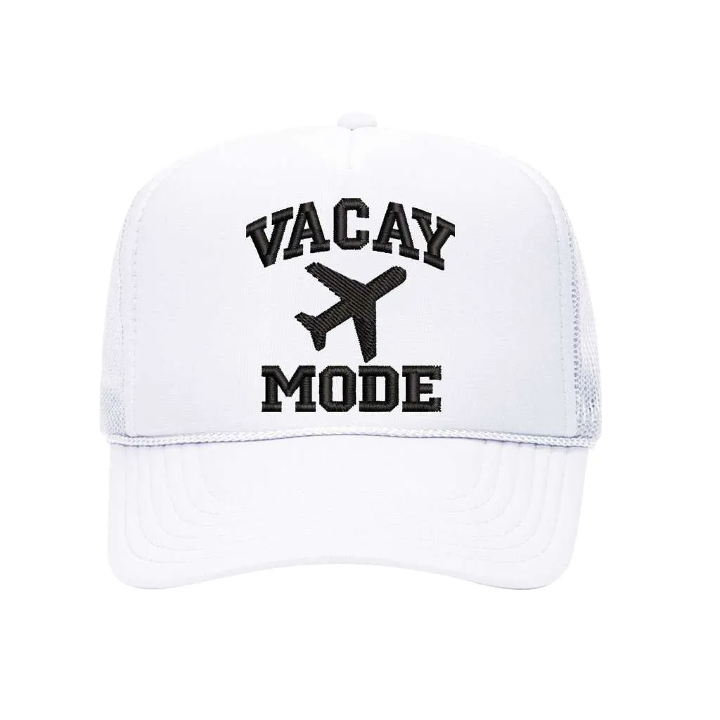 Vacay Mode Solid Foam Trucker Hat