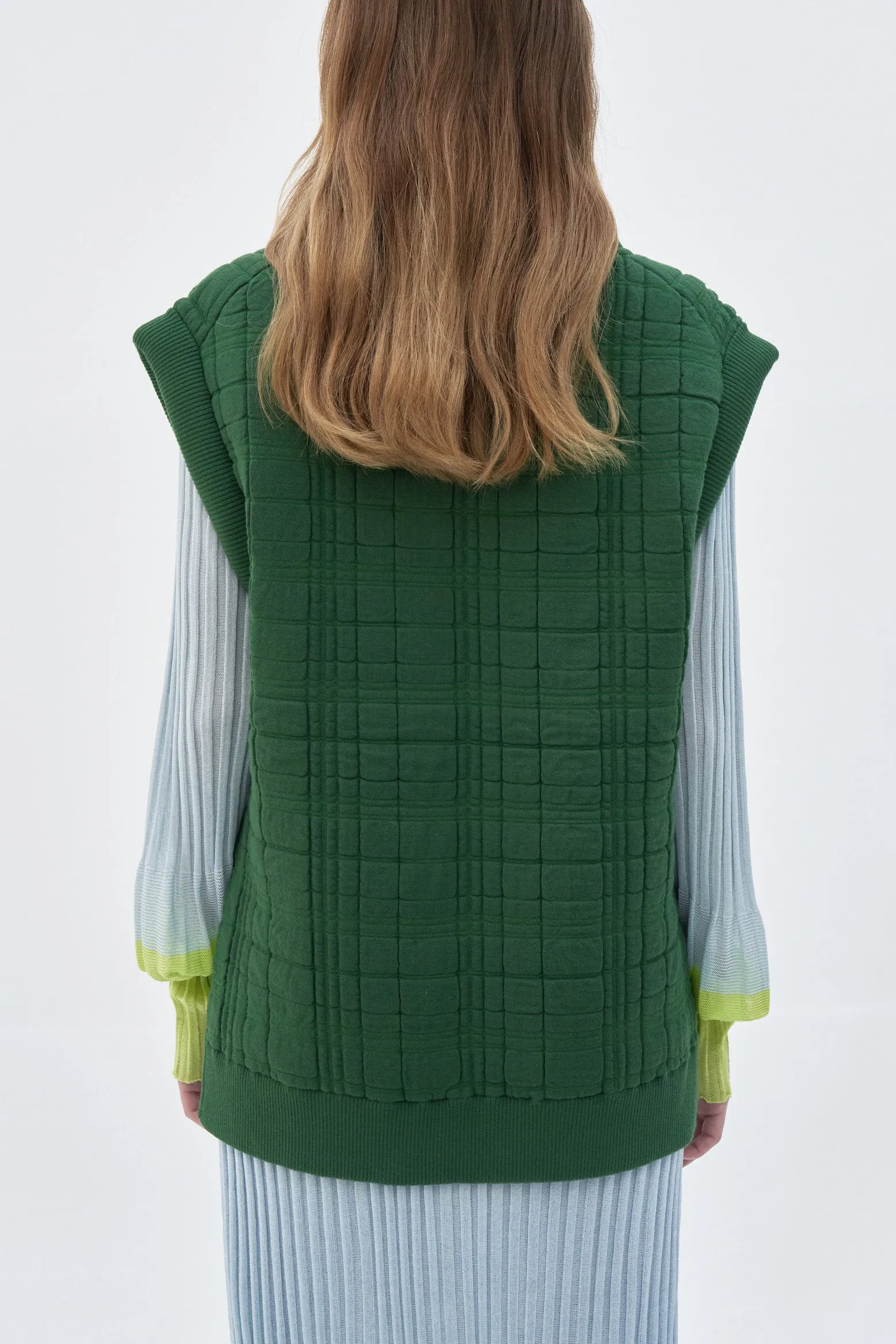 ZOE PILLOW STITCH OVERSIZED ECO VEST